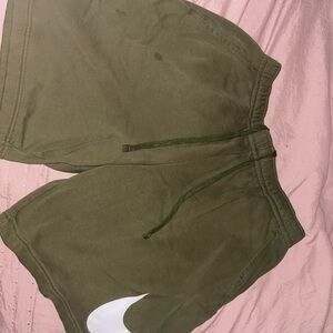 Nike Olive Green Casual Shorts
